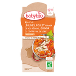 Babybio Vegetables, Chicken & Quinoa +12months 2x200gr