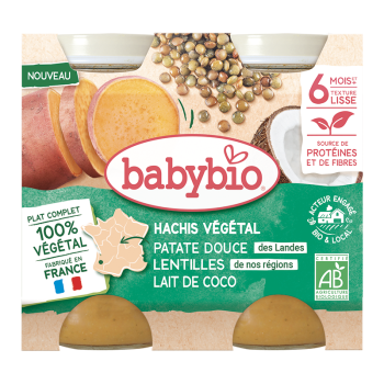 Babybio Vegetal Shephard's Pie Jar +6months 2x200gr