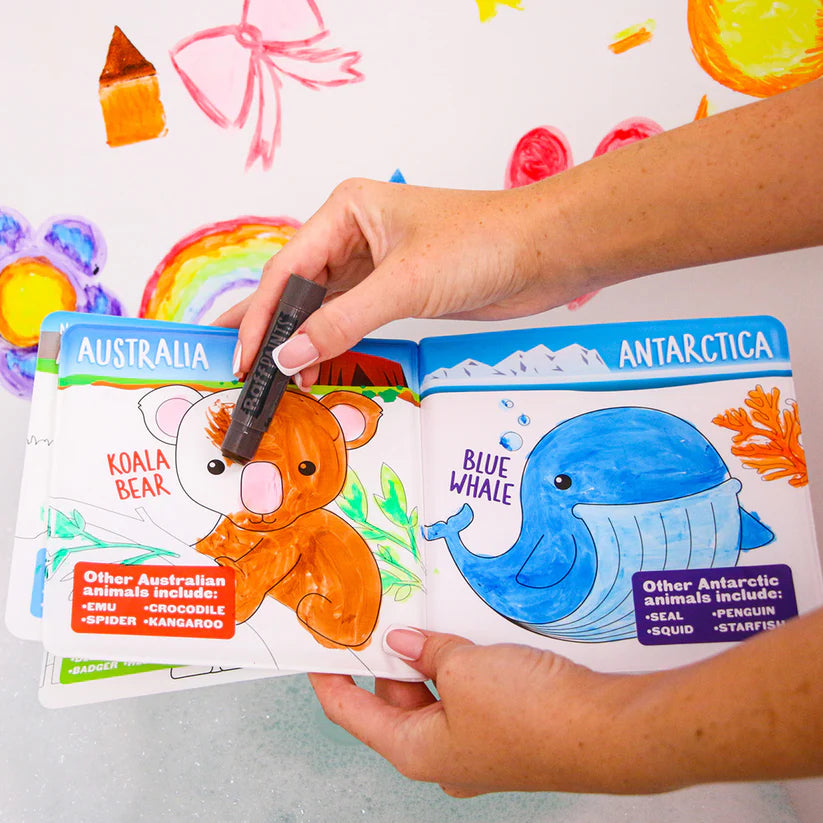 Zimpli -Baff Paints Activity Set & Colouring Book