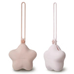 Silicone pacifier holders MOONKIE ( Sete SelikoniMbajtes Biberoni )