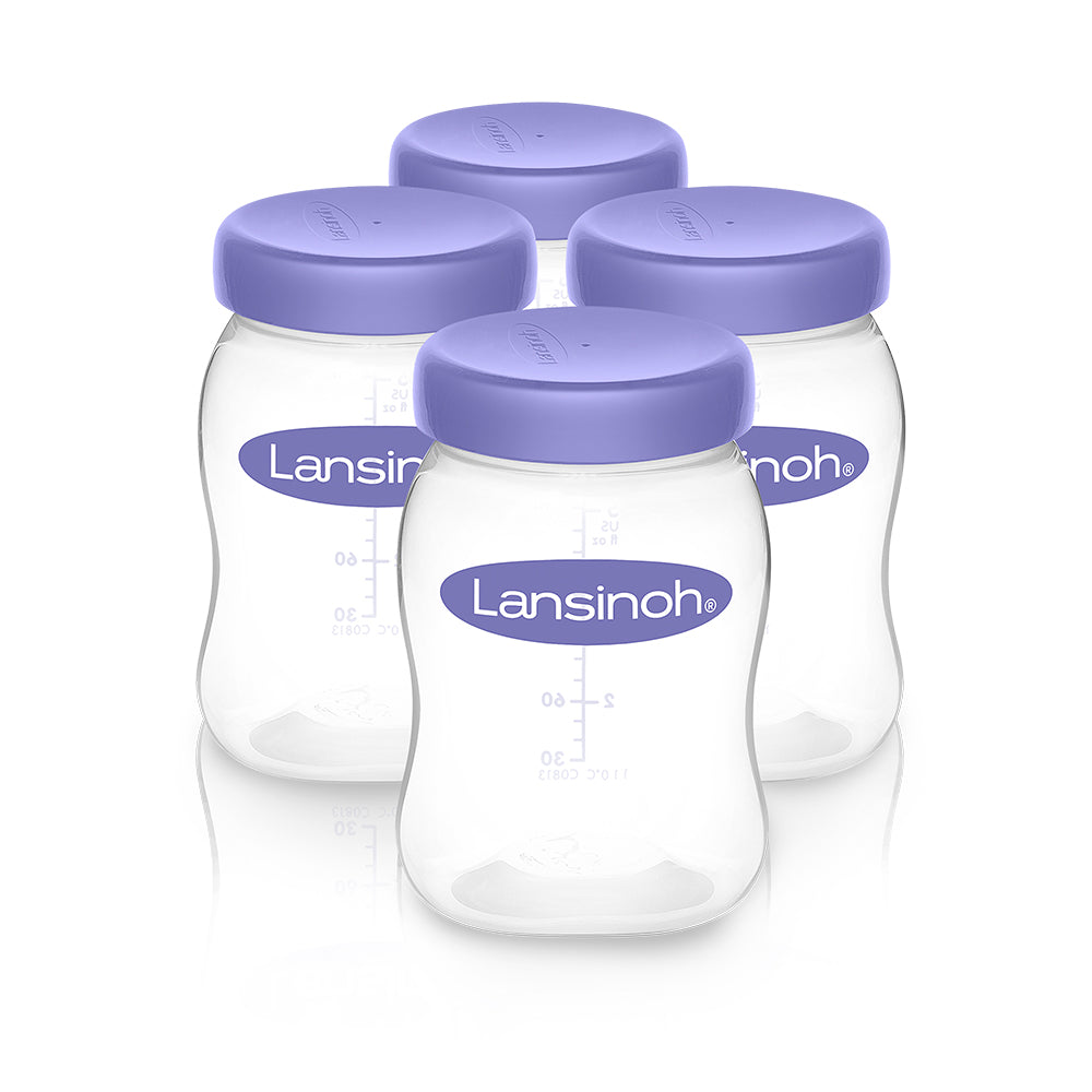 Lansinoh-Shishe për mbledhjen dhe ruajtjen e qumështit të gjirit