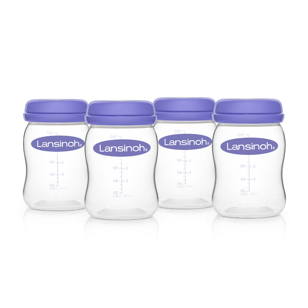 Lansinoh-Shishe për mbledhjen dhe ruajtjen e qumështit të gjirit