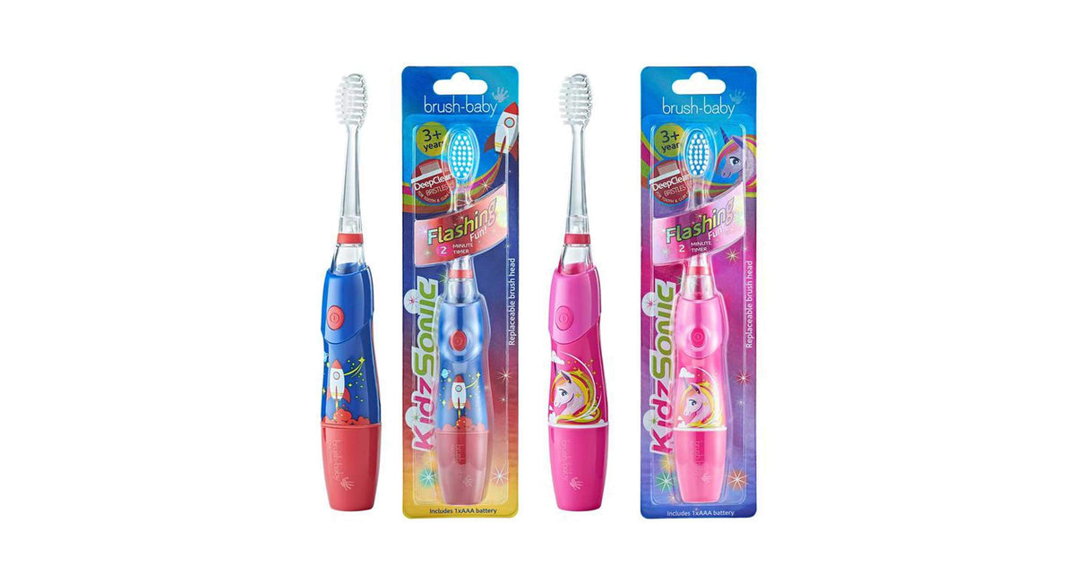 Brush BabyKIDZSONIC Furcë dhëmbësh elektrike(Bateri) Rocket/ Unicorn
