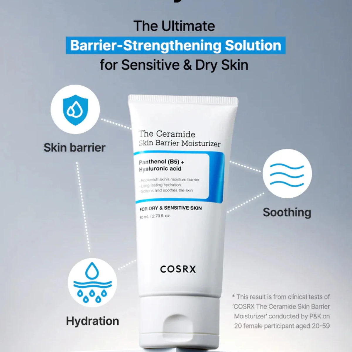 COSRX – The Ceramide Skin Barrier Moisturizer 80 ml
