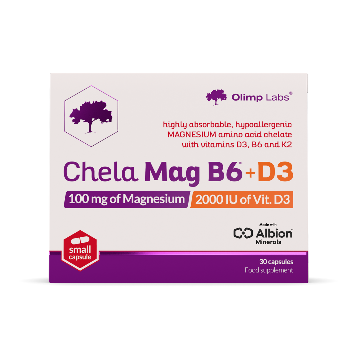 Chela Mag B6 + D3 – 30 kapsula