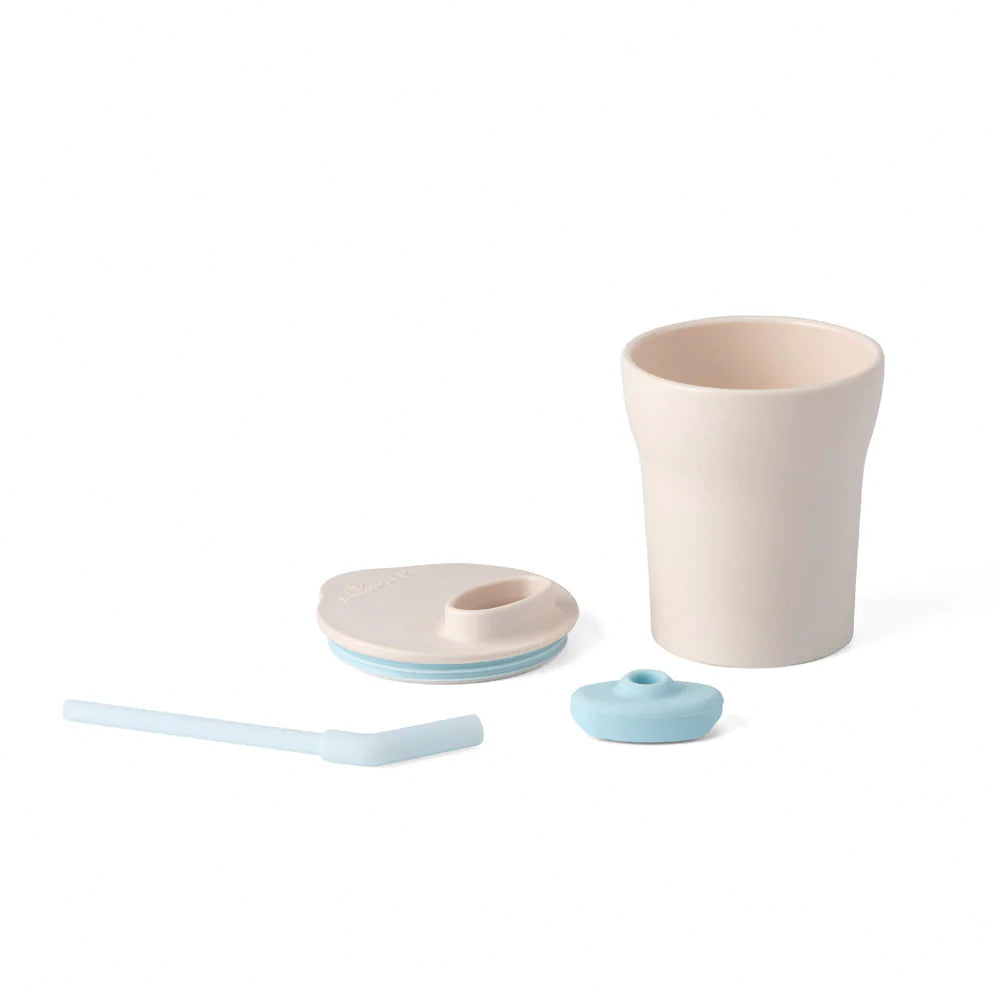 Sip & Snack (Vanilla/Aqua) Miniware