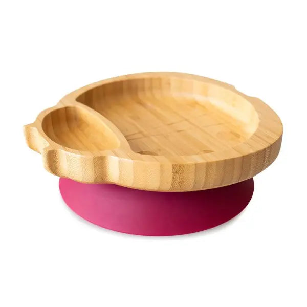 Eco Rascals- BAMBOO SUCTION PLATE- LADYBIRD