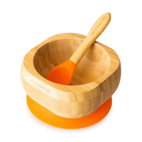 Eco Rascals- BAMBOO SUCTION BOWL &amp; SPOON