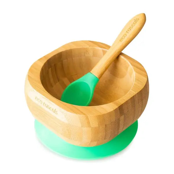 Eco Rascals- BAMBOO SUCTION BOWL &amp; SPOON