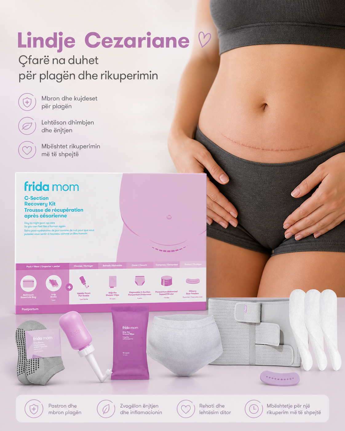 Frida Mom C Section recovery kit lindje Çezariane