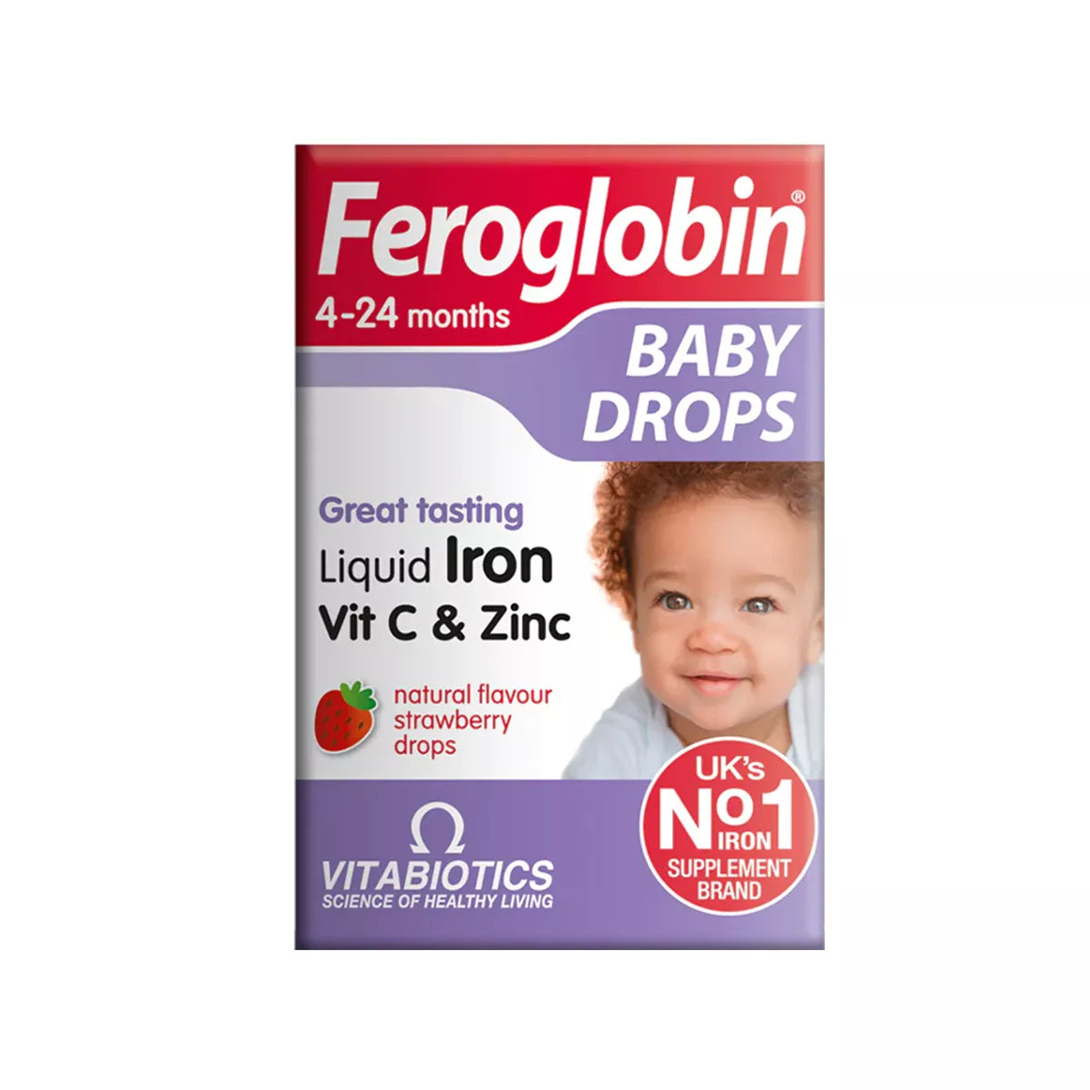 Feroglobin Baby Drops 4–24 muajsh (Iron, Vit C & Zinc)