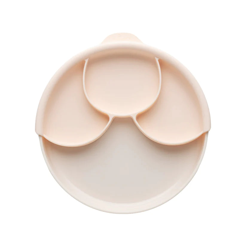 Seti "Healthy Meal" (Vakt i shëndetshëm) - Pjata me ndarje (Vanilla/Peach) Miniware