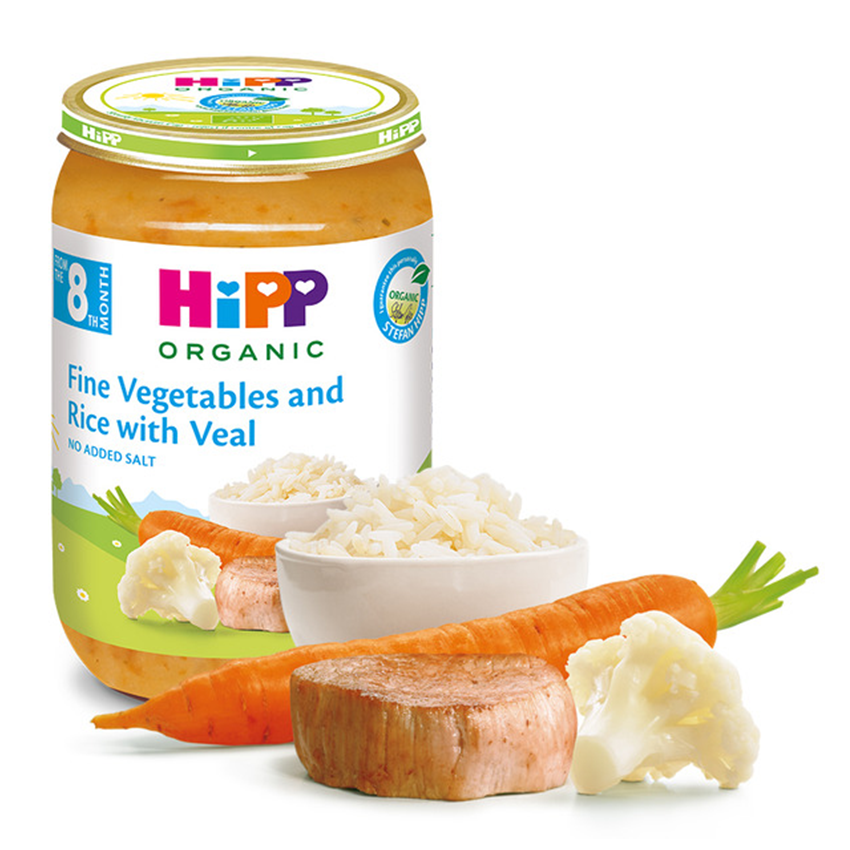 HiPP Organic Vegetable & Veal Puree