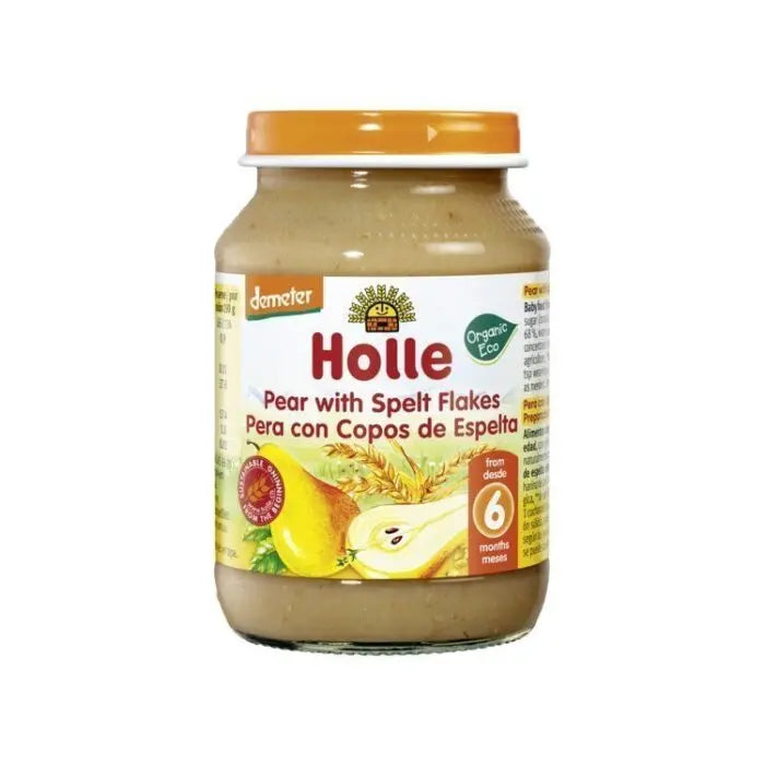 Holle – Pure me dardhë dhe bollgur (6m+)
