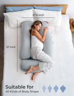 Momcozy - U-Shaped Cooling Pregnancy Pillow ( jastek shtatezanie )