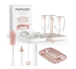 Momcozy - 7-in-1 Travel Baby Bottle Cleaning & Drying Rack Set