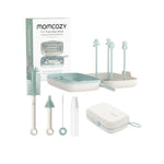 Momcozy - 7-in-1 Travel Baby Bottle Cleaning & Drying Rack Set