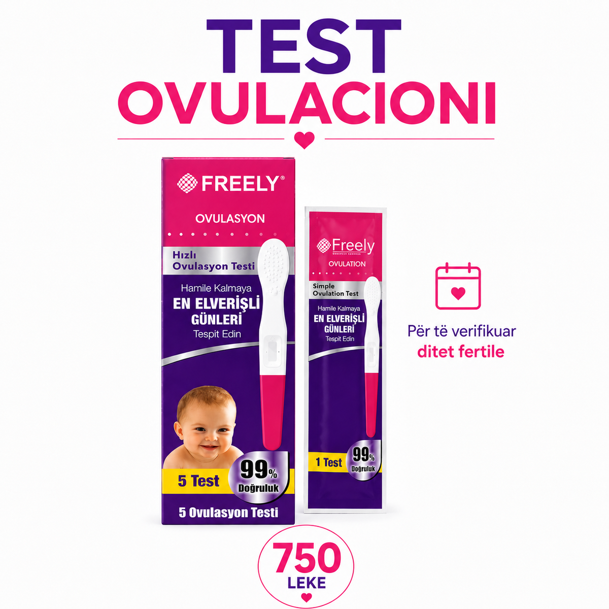 Freely - Teste Ovulacioni