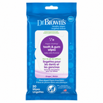 Dr. Brown's tooth & gum wipes 0m+ (peceta te lagura per pastrimin e gjuhes dhe gojes)