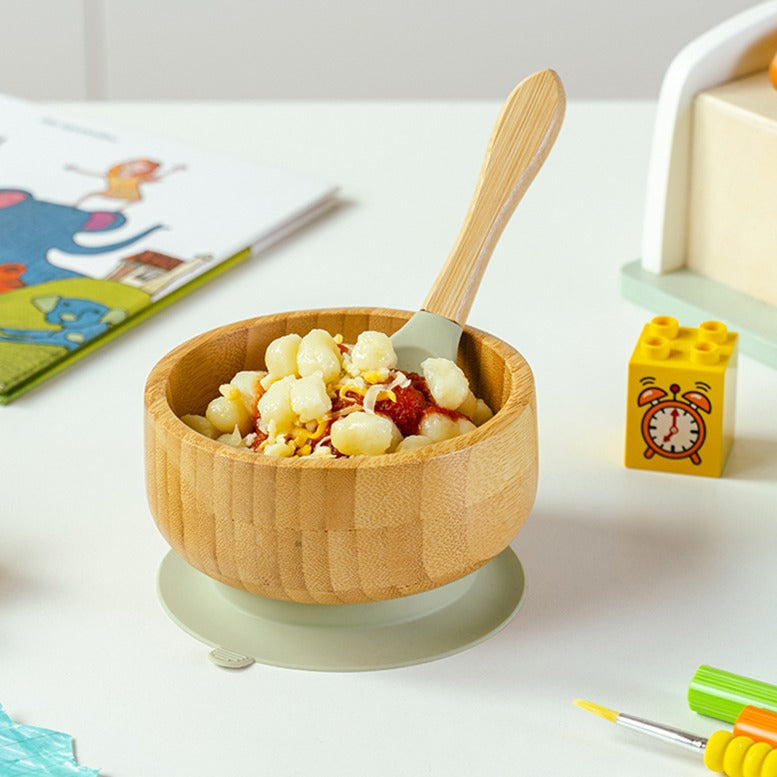 NAVA We Care - Bamboo Round Bowl ( tas + luge )