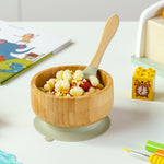 NAVA We Care - Bamboo Round Bowl ( tas + luge )