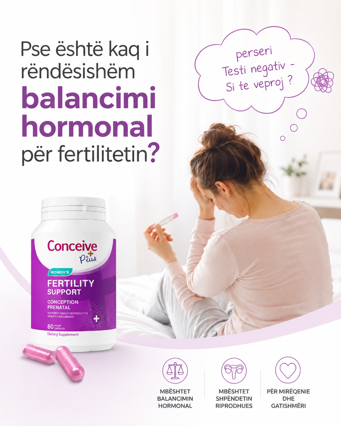 CONCEIVE PLUS - Women’s / Man's Fertility Support