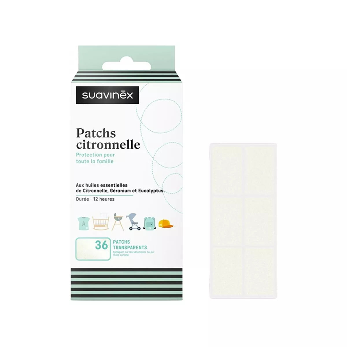 Suavinex - Patches Citronelle ( ngjitese kunder mushkonjave )