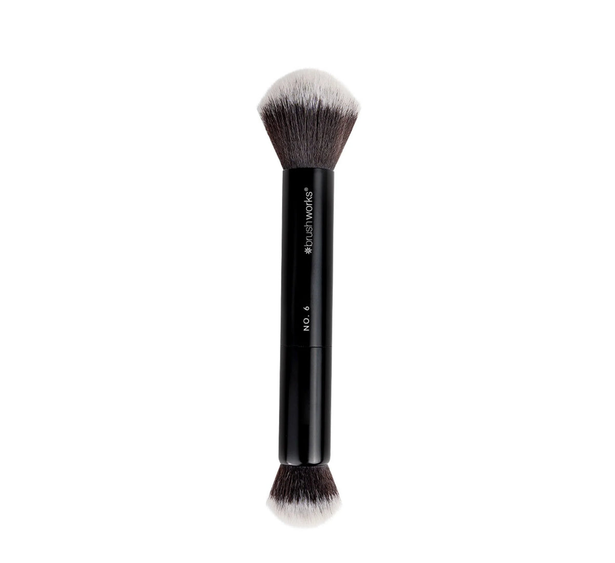 Brushworks - No. 6 Double Ended Powder & Buff Brush