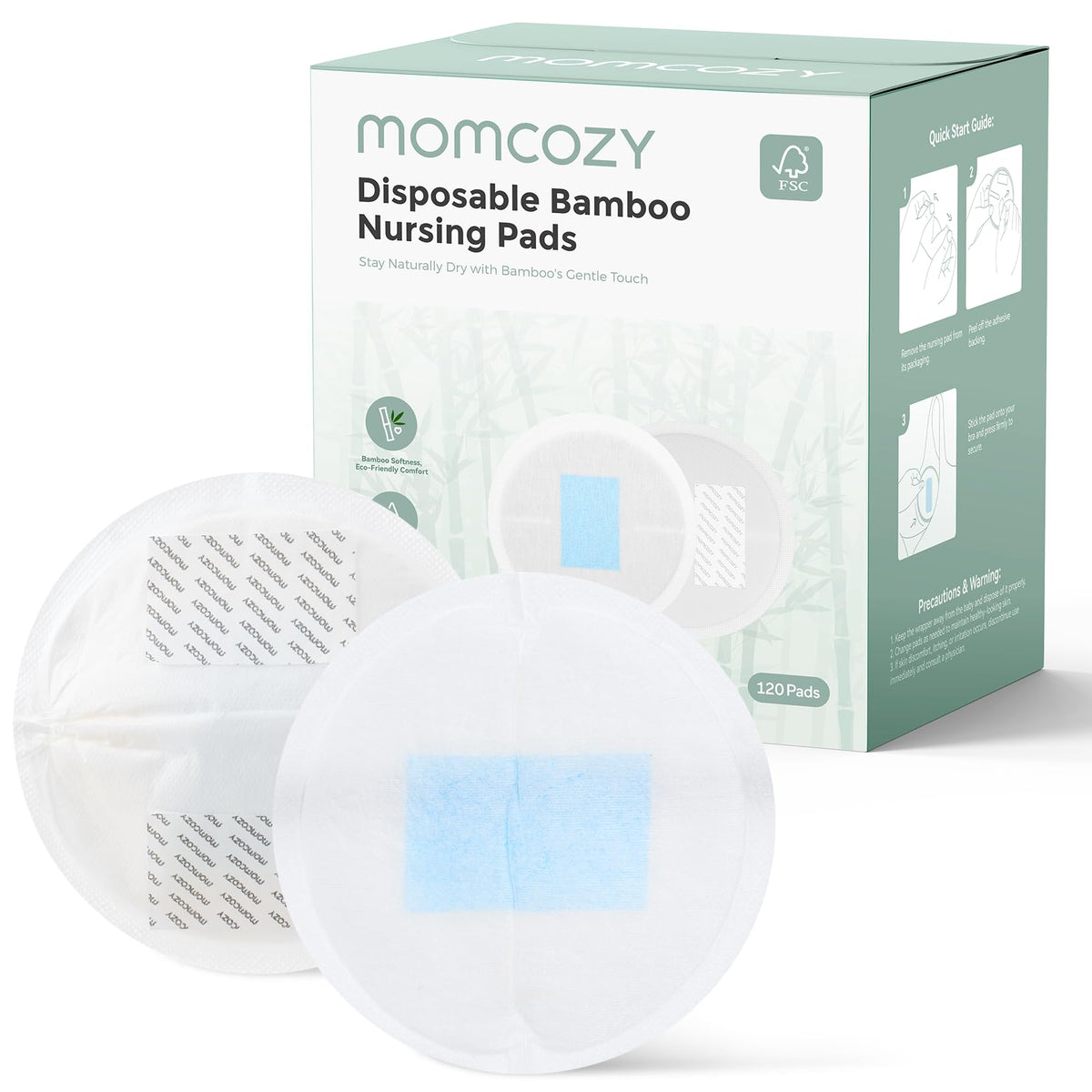 Momcozy - Bamboo Disposable Nursing Pads