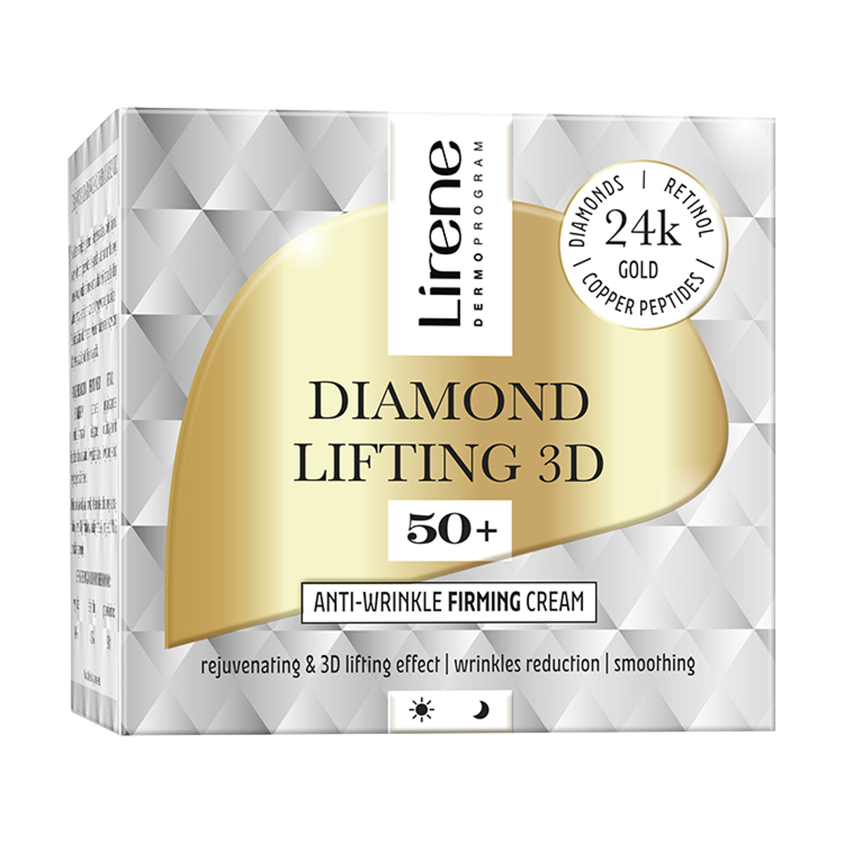 Lirene - Diamond Lifting 3D Smoothing Cream 50+ Day & Night 50 ml