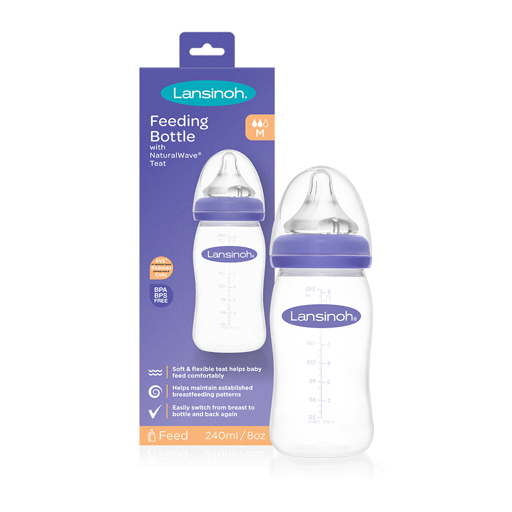 Lansinoh-Biberon plastik NATURALWAVE TEAT