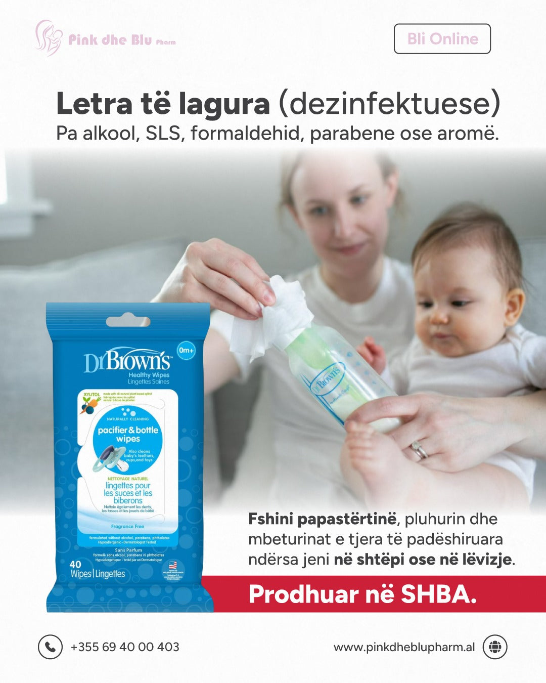 Dr. Brown'sLetra te lagura antibakteriale