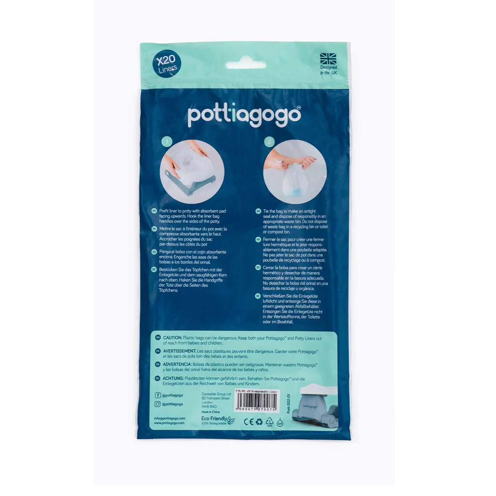 Pottiagogo - Biodegradable Potty Liners