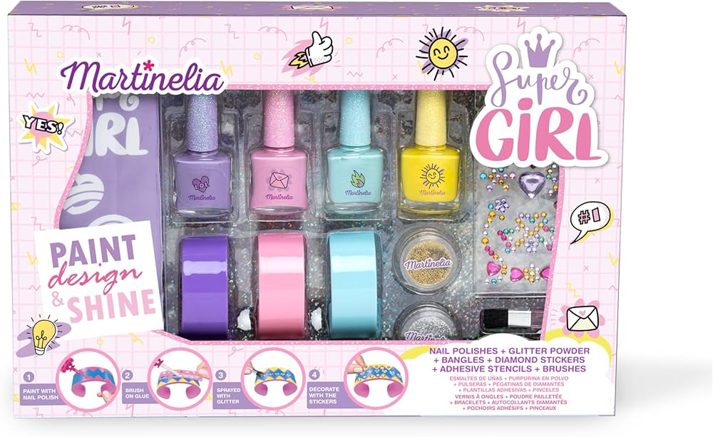 MARTINELIA SUPER GIRL NAILS & BRACELET SET