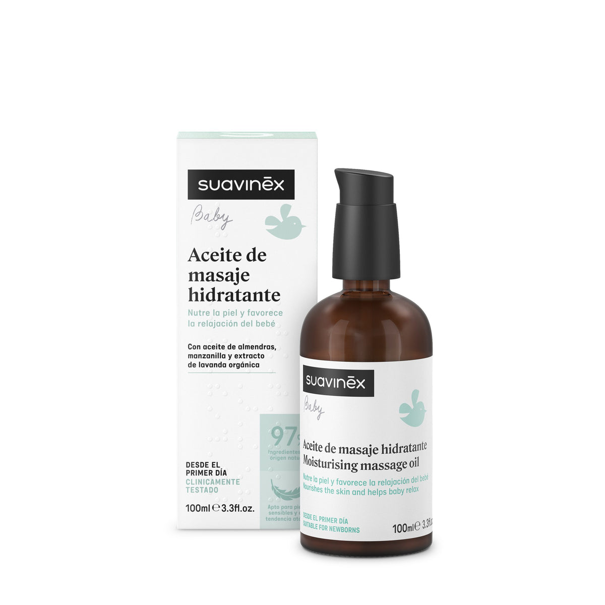 Suavinex Moisturising Massage Oil – Vaj Masazhi Hidratues 100 ml