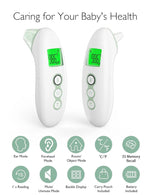 Momcozy Termometër pa Kontakt për Ballin dhe Veshin me Teknologji Infra të Kuqe