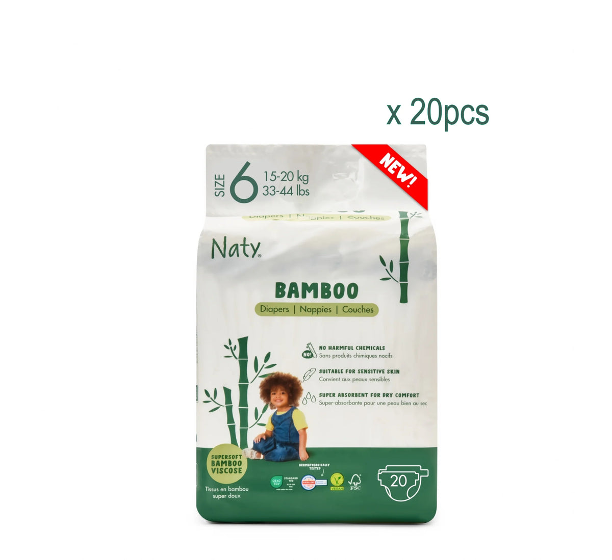 Naty Bamboo – Pelena nga Fibra Bambu