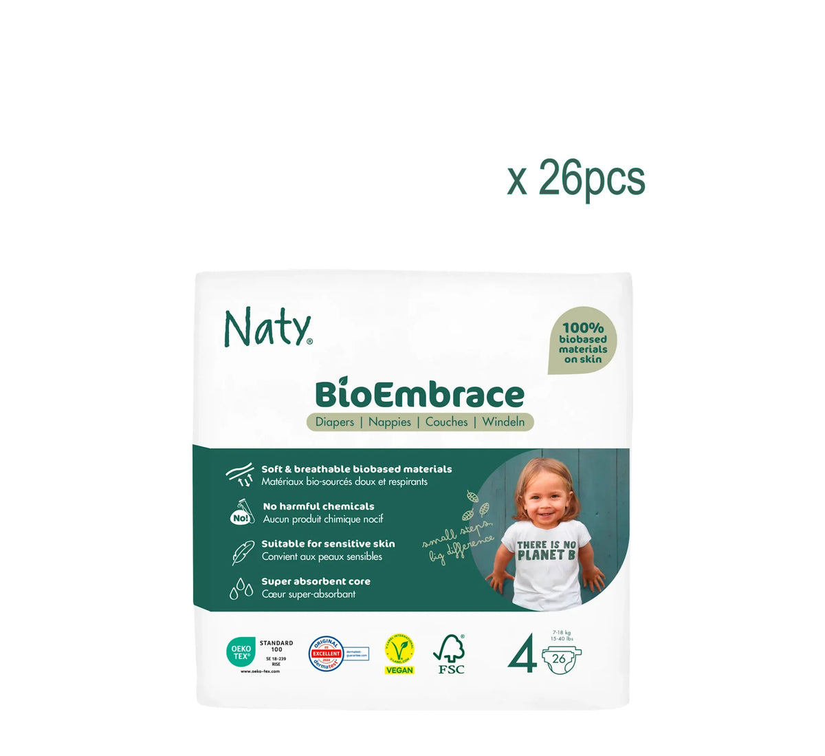 Naty BioEmbrace – Pelena Ekologjike