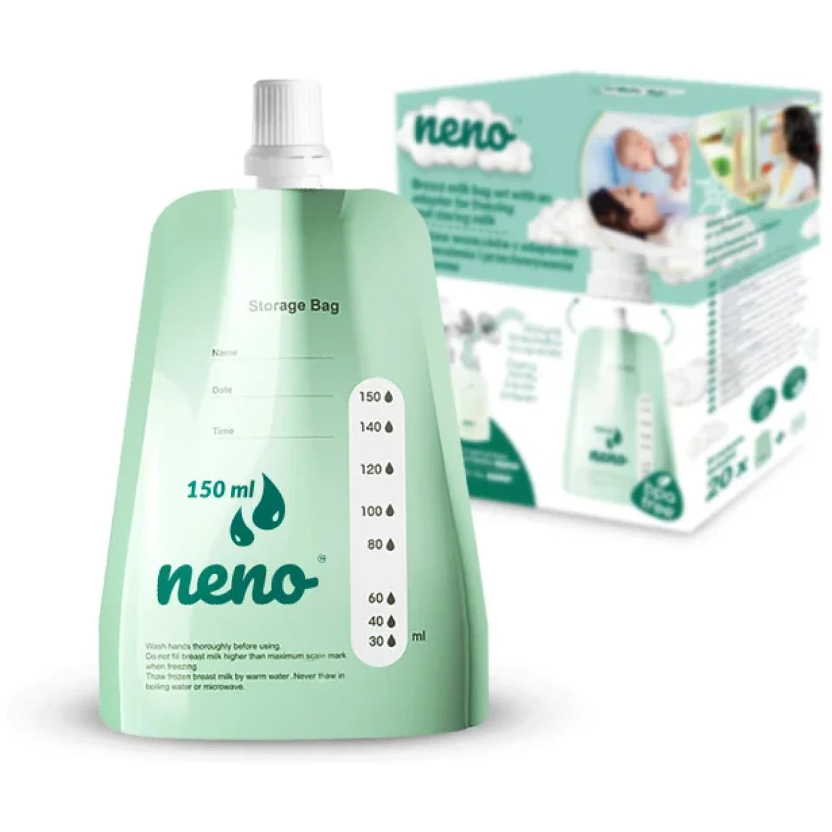 NENO STORAGE BAGS -Qese plastike për qumështin e gjiri