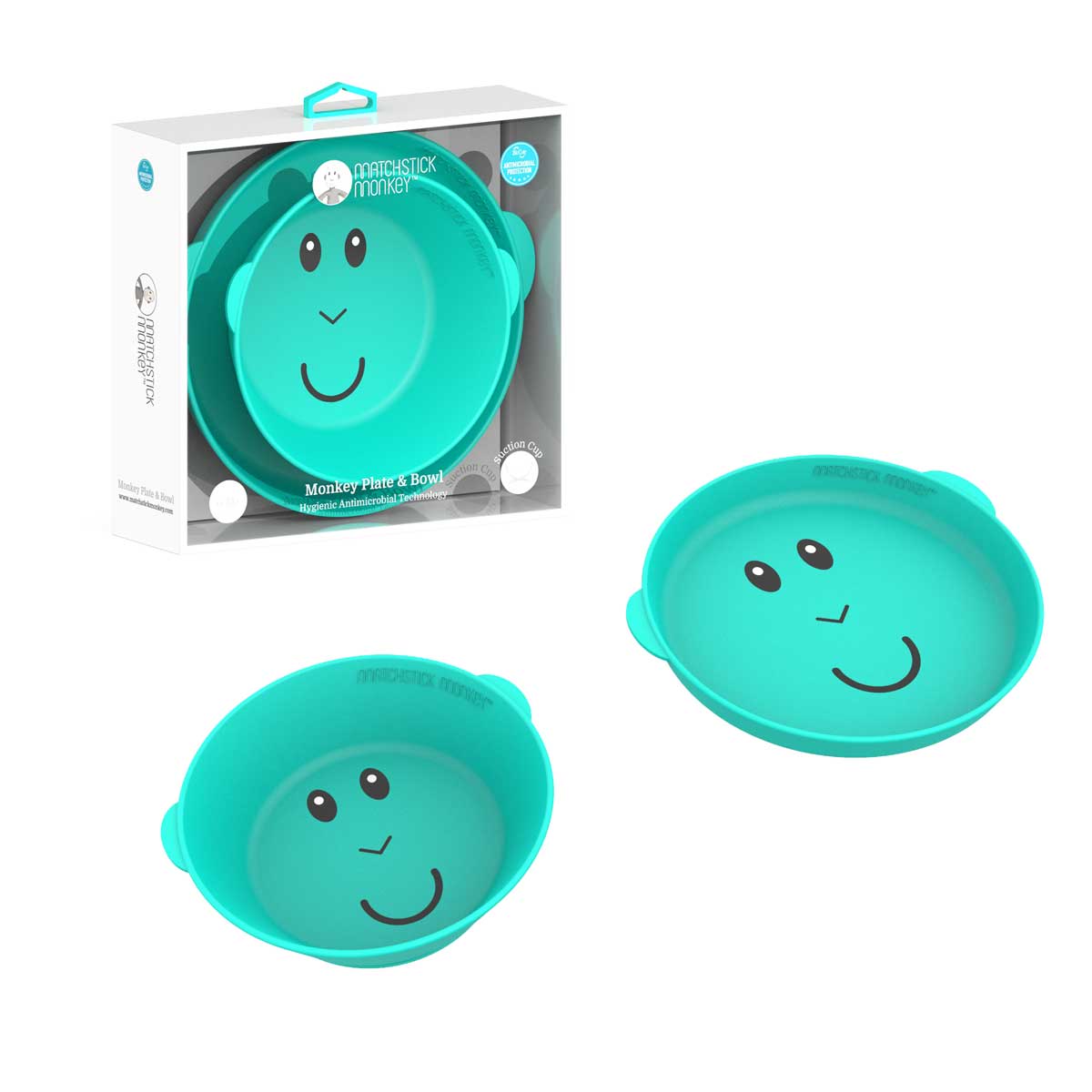 Matchstick Monkey - Monkey Plate &amp; Bowl