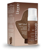 Lirene - Bronzing Foam + Glove for Applying Self-Tanner Set 2in1 150 ml