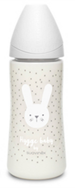 Suavinex - Premium polyamide wide neck bottle with round teat 360ml