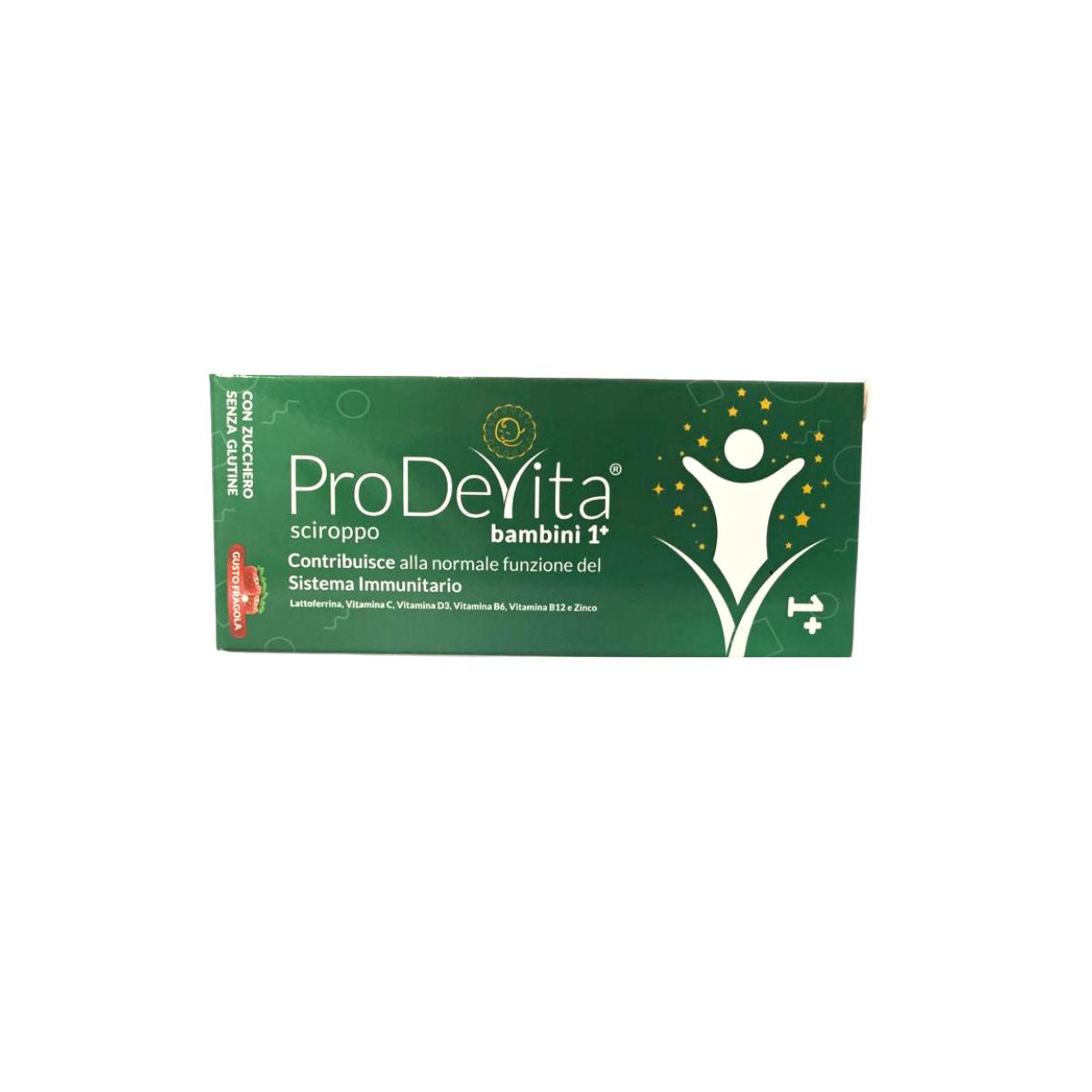 ProDeVita Bambini 1+ – shurup me laktoferrinë, Vit C, D3, B6, B12, Zink