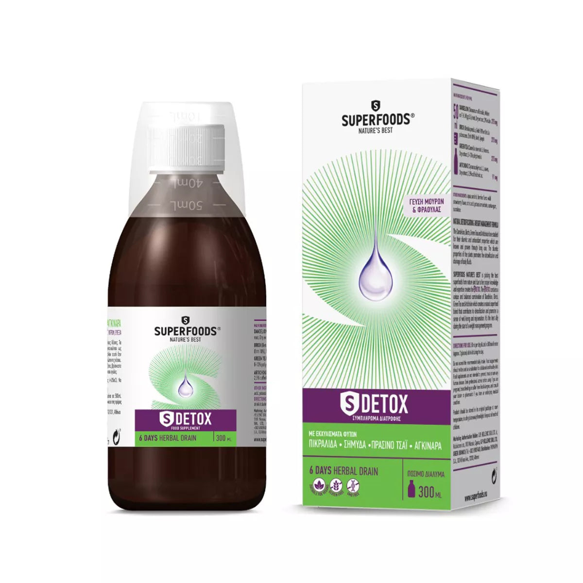 SUPERFOODS SDETOX 300ML