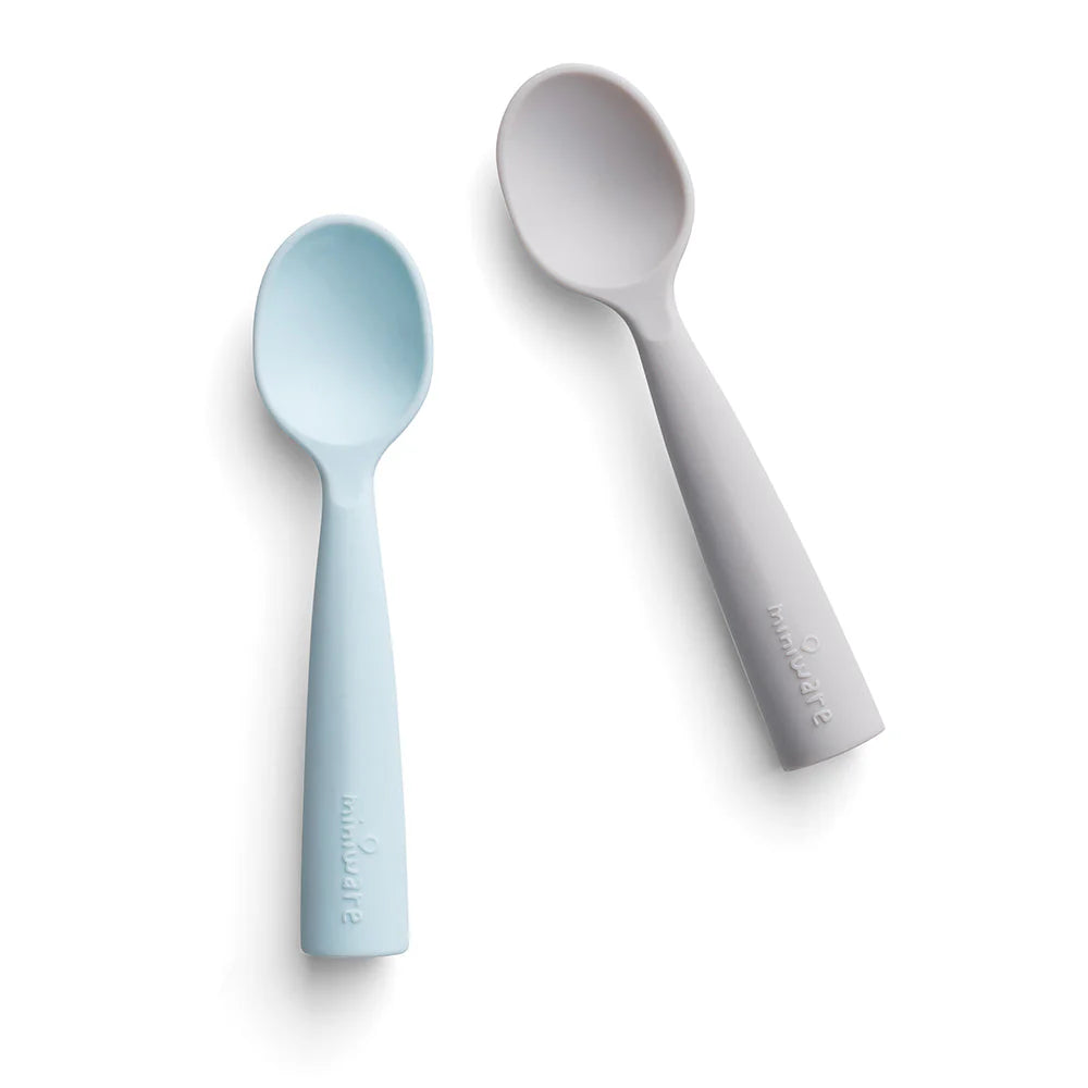 Training Spoon 2-pack ( Aqua + Grey) Miniware