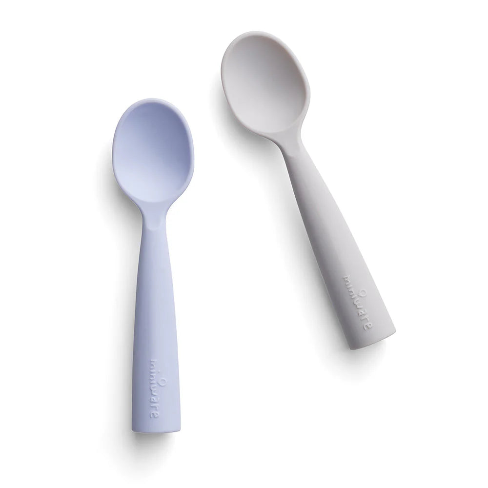 Training Spoon 2-pack (Grey+Lavender) Miniware
