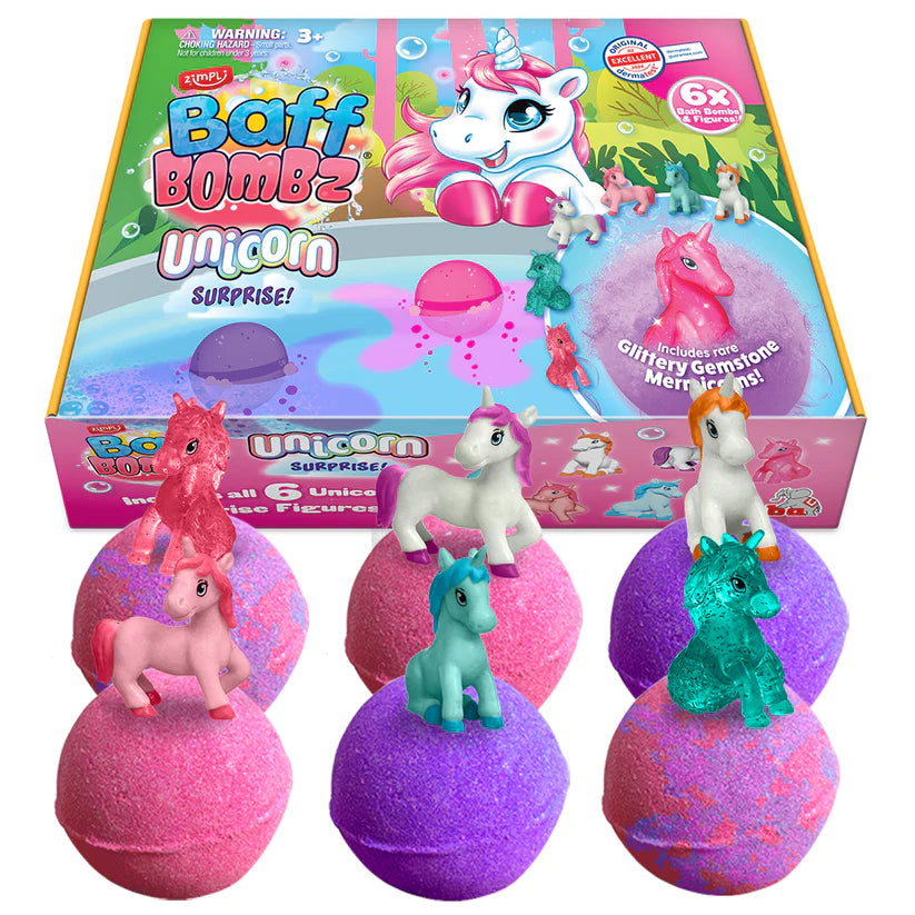 Zimpli - Unicorn Surprise Baff Bombz ( 6 Pack )