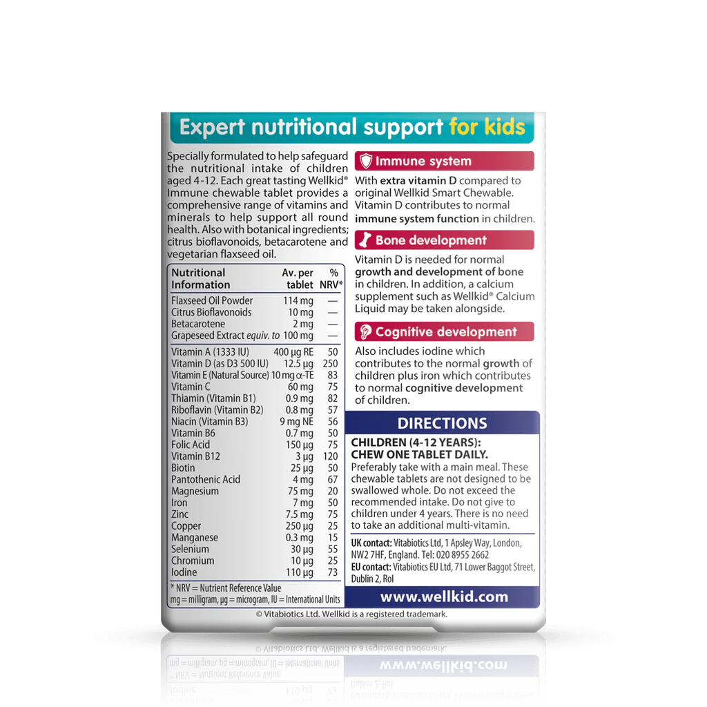 Vitabiotics – Wellkid Immune Chewable