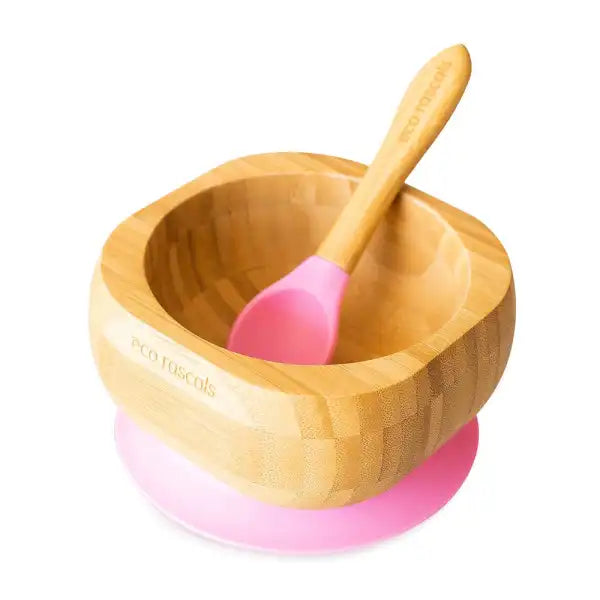 Eco Rascals- BAMBOO SUCTION BOWL &amp; SPOON