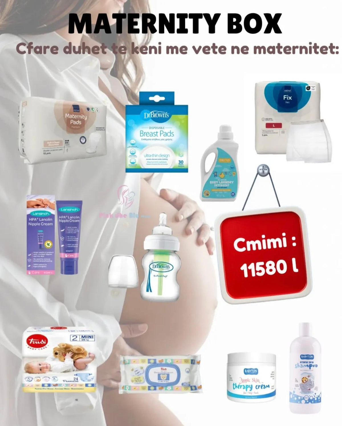 Maternity Box 1( Cfare duhet te keni me vete ne maternitet )